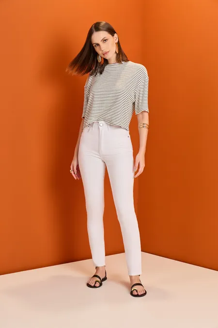 Calça Feminina Collor Verona Cigarrete Puramania Calça Feminina Collor Verona Cigarrete Puramania